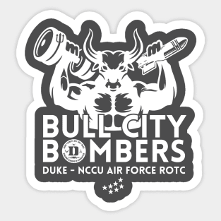 Bull City Bombers - Duke and NCCU AFROTC Sticker